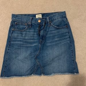 jean skirt